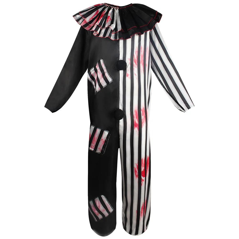 Creepy Clown Costume For Men Halloween Bloody Circus Clown Jumpsuit Jester Role Play Fancy Dress Adult Scary Masks
Creepy Clown Costume For Men Halloween Bloody Circus Clown Jumpsuit Jester Role Play Fancy Dress Adult Scary Masks