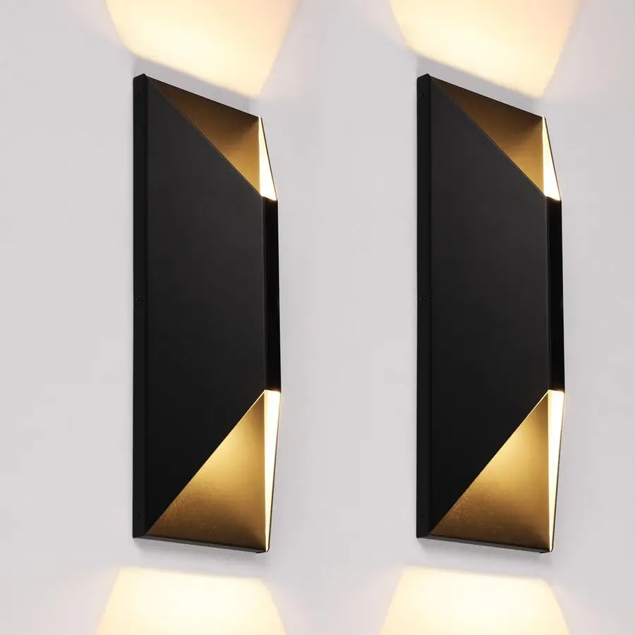 Dimmable LED Up Down Wall Light, 100277V, CRI 90, IP65 Waterproof, 10100 Dimmable for Commercial Outdoor, 14 Inch Modern Porch L
Dimmable LED Up Down Wall Light, 100277V, CRI 90, IP65 Waterproof, 10100 Dimmable for Commercial Outdoor, 14 Inch Modern Porch L