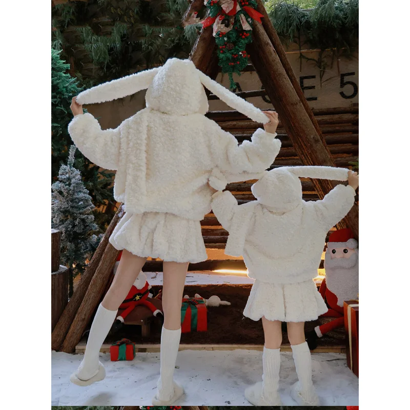 Family Matching Winter Korean Style Internet Celebrity Mother and Daughter Cute Rabbit Set Baby Soft Fluffy Three-piece Fur Set
Family Matching Winter Korean Style Internet Celebrity Mother and Daughter Cute Rabbit Set Baby Soft Fluffy Three-piece Fur Set