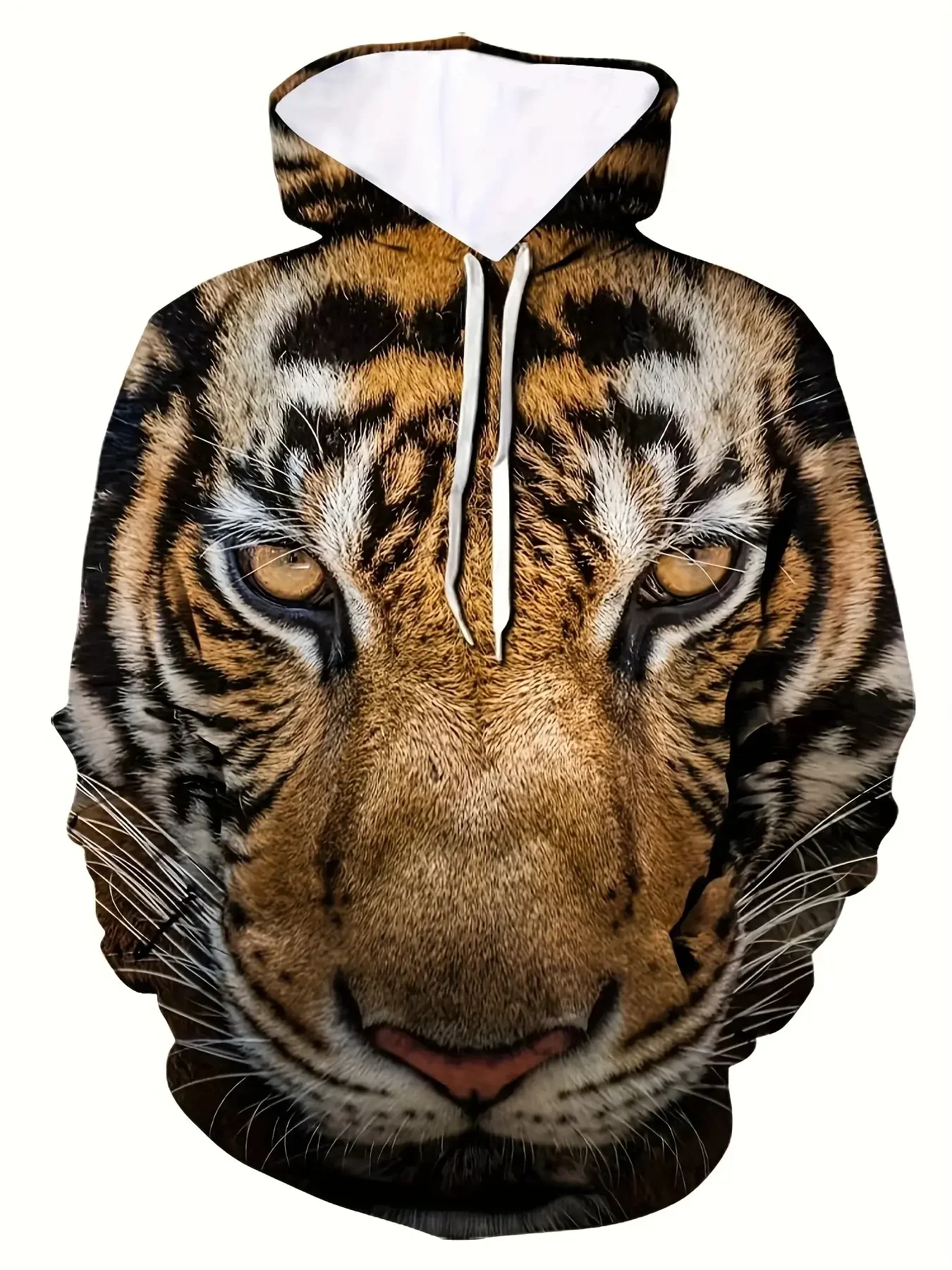 Animal Tiger 3D Printed Hoodie Spring and Autumn Season Large Size Men's Fashion Pullover Outdoor Cool Casual Sports Shirt
Animal Tiger 3D Printed Hoodie Spring and Autumn Season Large Size Men's Fashion Pullover Outdoor Cool Casual Sports Shirt