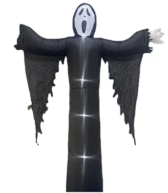 Halloween inflatable 3.6 meters led light black ghost model fun Halloween decorations inflatable model
Halloween inflatable 3.6 meters led light black ghost model fun Halloween decorations inflatable model