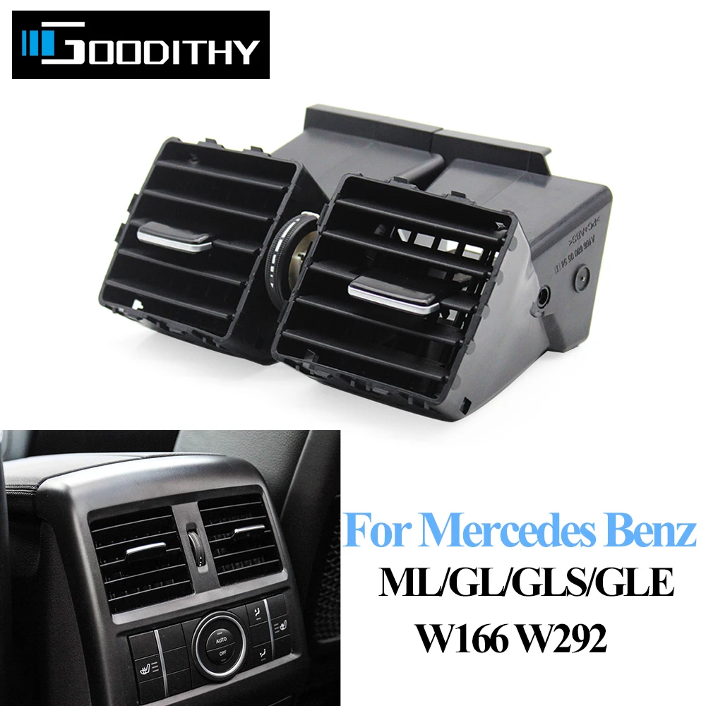 Car Rear Air Conditioner AC Vent Grille Outlet Complete Assembly For Mercedes Benz M ML GL GLE GLS Class W166 W292 1668300554
Car Rear Air Conditioner AC Vent Grille Outlet Complete Assembly For Mercedes Benz M ML GL GLE GLS Class W166 W292 1668300554