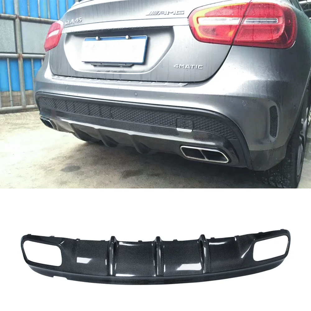 Diffuser Exhaust Tip Rear Bumper Lip a Style for Mercedes Benz GLA Class X156 GLA45 AMG 2013-2016
Diffuser Exhaust Tip Rear Bumper Lip a Style for Mercedes Benz GLA Class X156 GLA45 AMG 2013-2016