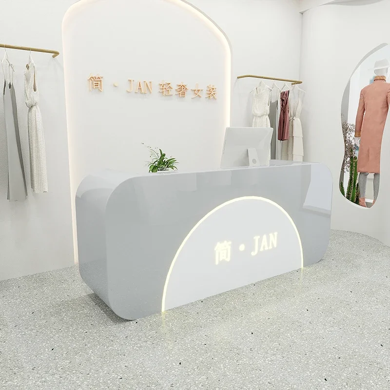 European Counter Front Office Desk Reception Cashier Counter Store Lectern Executive Shop Minimalist Bureau Trendy Furniture
European Counter Front Office Desk Reception Cashier Counter Store Lectern Executive Shop Minimalist Bureau Trendy Furniture