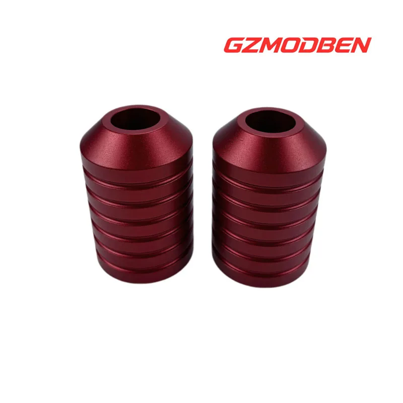 GZMODBEN Crash Bar Sliders 1.25" of CNC aluminum, Fit Harley Touring Softail Front Engine Guard Rear Saddlebag Guards.
GZMODBEN Crash Bar Sliders 1.25" of CNC aluminum, Fit Harley Touring Softail Front Engine Guard Rear Saddlebag Guards.