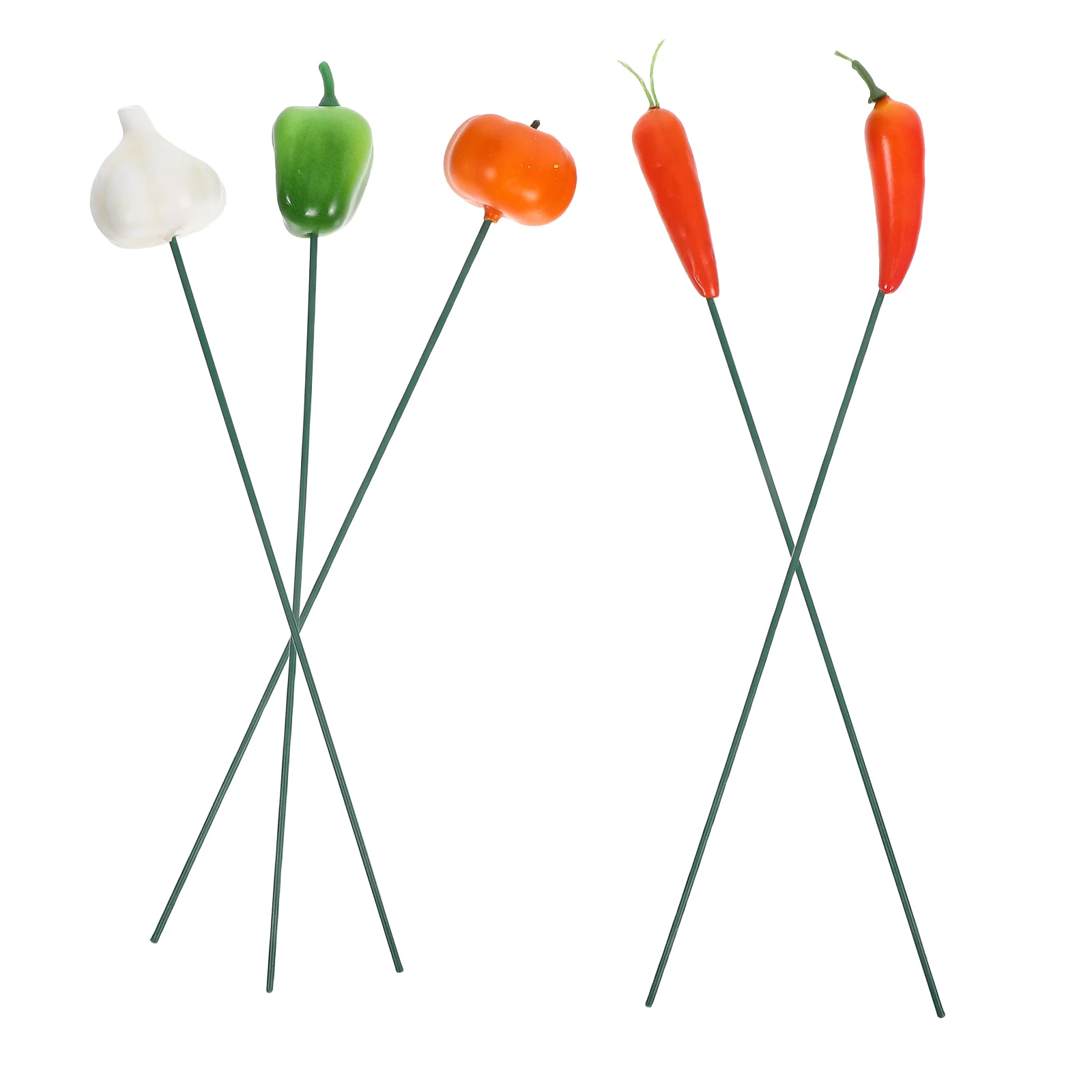 5 Pcs Ground Plug Simulation Faux Food Decoration Plants Support Stake Flowerpot Planter Statue
5 Pcs Ground Plug Simulation Faux Food Decoration Plants Support Stake Flowerpot Planter Statue