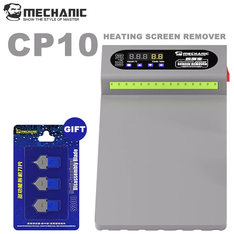 MECHANIC CP10 150W LCD-нагреватель для снятия экранов 50-120 ° Силикон с постоянной температурой для ремонта телефонов/планшетов до 10,5 дюймов
MECHANIC CP10 150W LCD-нагреватель для снятия экранов 50-120 ° Силикон с постоянной температурой для ремонта телефонов/планшетов до 10,5 дюймов