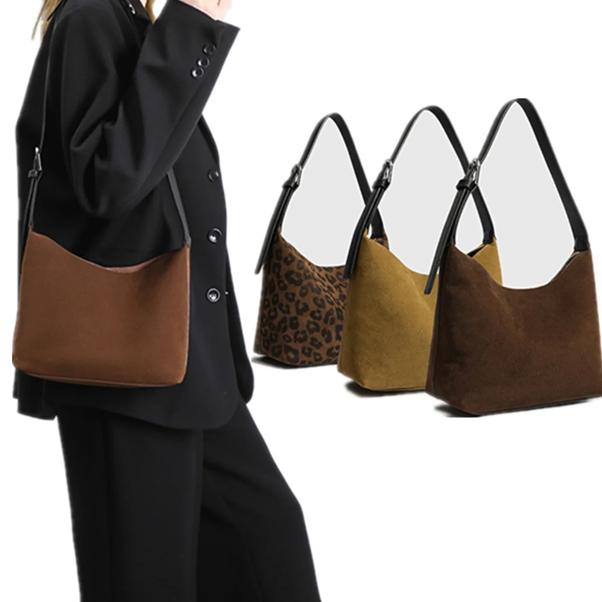 Maxdutti леопардовые женские сумки, женская минималистичная ретро сумка через плечо, сумка-ведро, женские сумки для женщин
Maxdutti леопардовые женские сумки, женская минималистичная ретро сумка через плечо, сумка-ведро, женские сумки для женщин