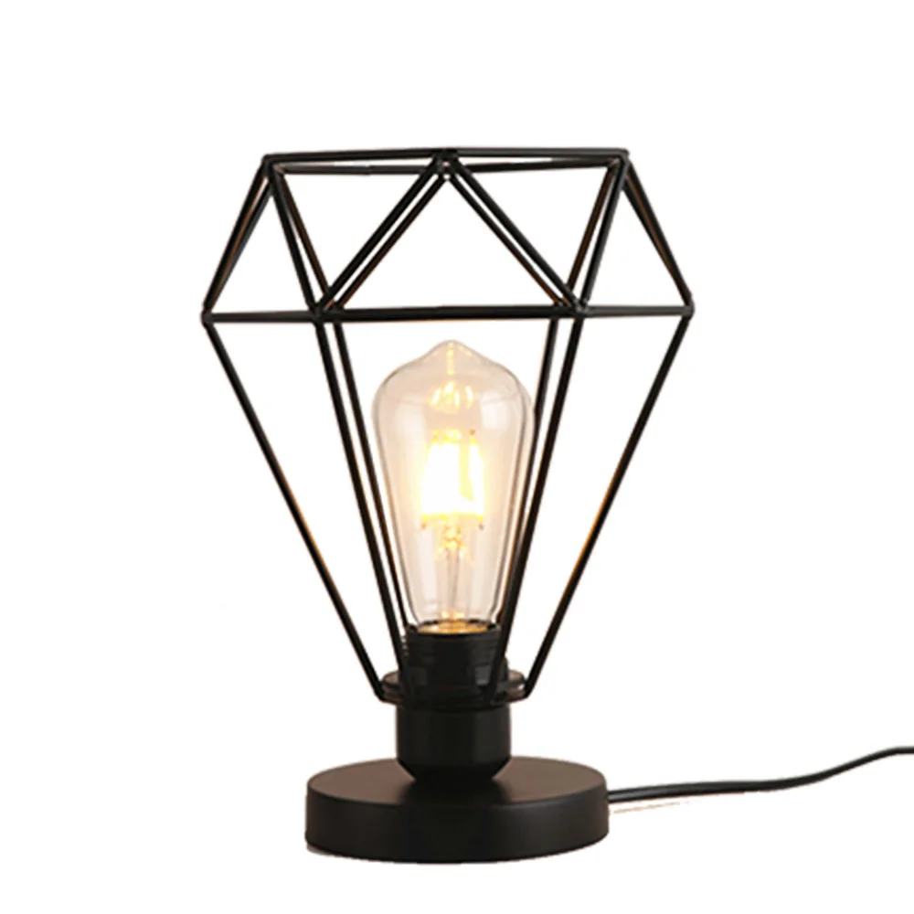 Nordic Art Table Lamp Birdcage Shape Iron Desk Lamp Living Room Bedroom Cafe Decor Bedside Black Indoor Table Light
Nordic Art Table Lamp Birdcage Shape Iron Desk Lamp Living Room Bedroom Cafe Decor Bedside Black Indoor Table Light