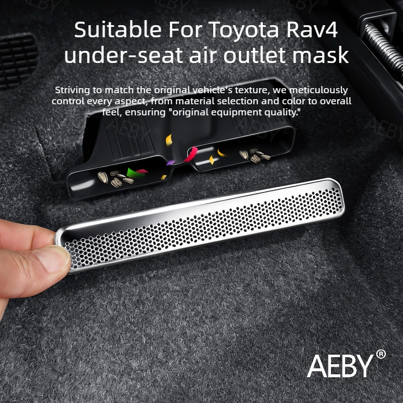 For Toyota Rav4 2020-2026 Rear A/C vent cover protector,Dust protective cover,Air conditioning outlet protective cover,interior
For Toyota Rav4 2020-2026 Rear A/C vent cover protector,Dust protective cover,Air conditioning outlet protective cover,interior