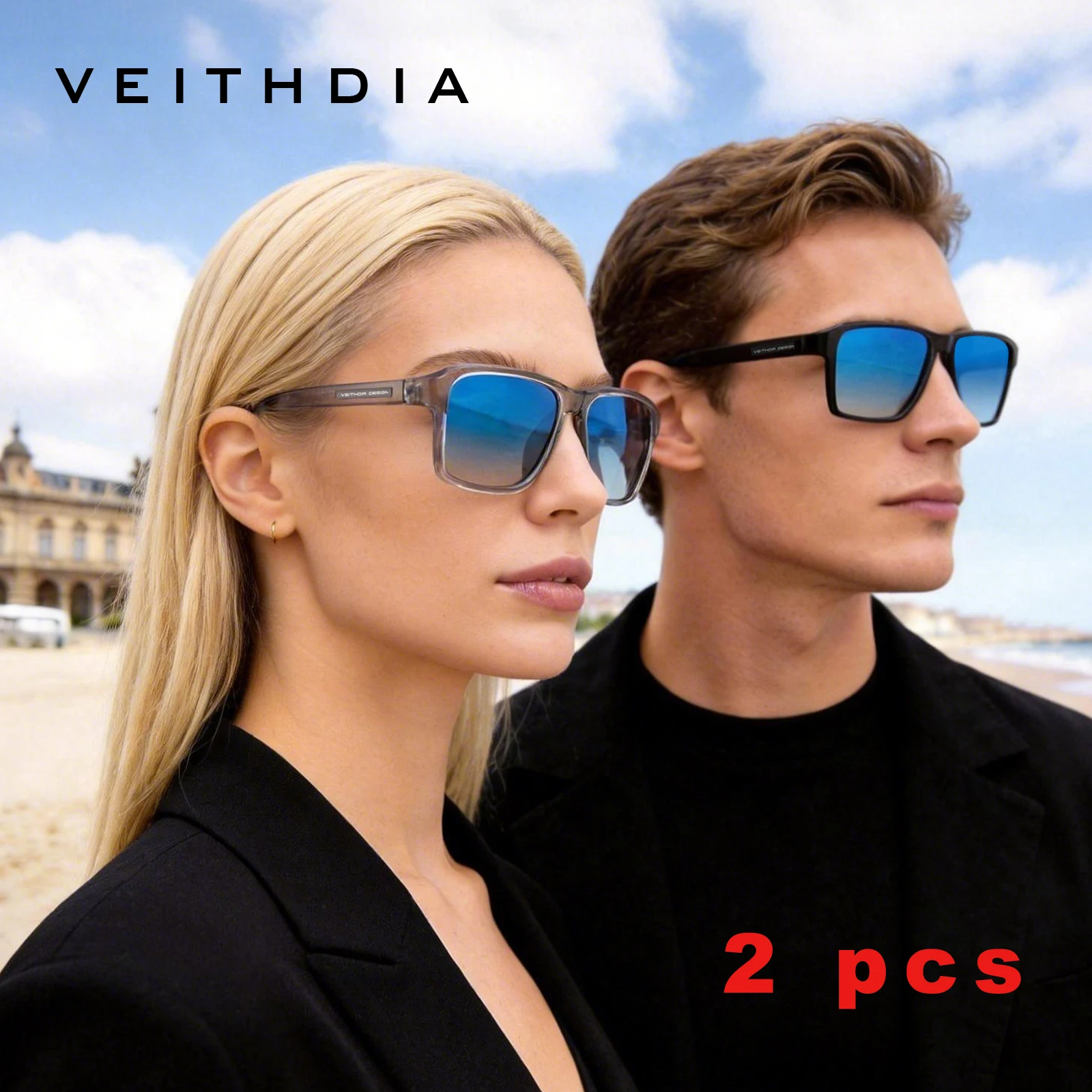 VEITHDIA 2 шт. поляризационные солнцезащитные очки UV400 D7919 с зеркальными фотохромными градиентными линзами для вождения, модные, для мужчин
VEITHDIA 2 шт. поляризационные солнцезащитные очки UV400 D7919 с зеркальными фотохромными градиентными линзами для вождения, модные, для мужчин