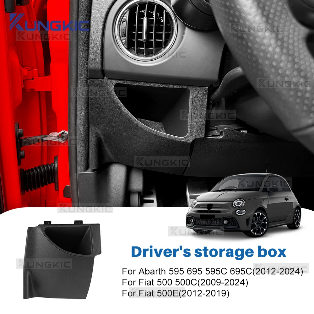Storage Box For Abarth 595 695 595C 695C(2012-2024) Fiat 500 500C(2009-2024) Fiat 500E(2012-2019) LHD Car Driver's Replacement
Storage Box For Abarth 595 695 595C 695C(2012-2024) Fiat 500 500C(2009-2024) Fiat 500E(2012-2019) LHD Car Driver's Replacement