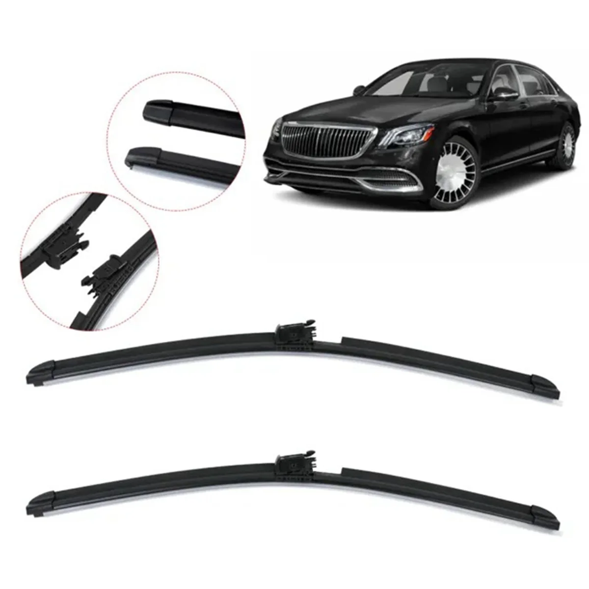 1Pair High Quality Car Windshield Wiper Blades for Mercedes Benz S450 S550 S550e S560 15-20 A2228201145 2228201145
1Pair High Quality Car Windshield Wiper Blades for Mercedes Benz S450 S550 S550e S560 15-20 A2228201145 2228201145