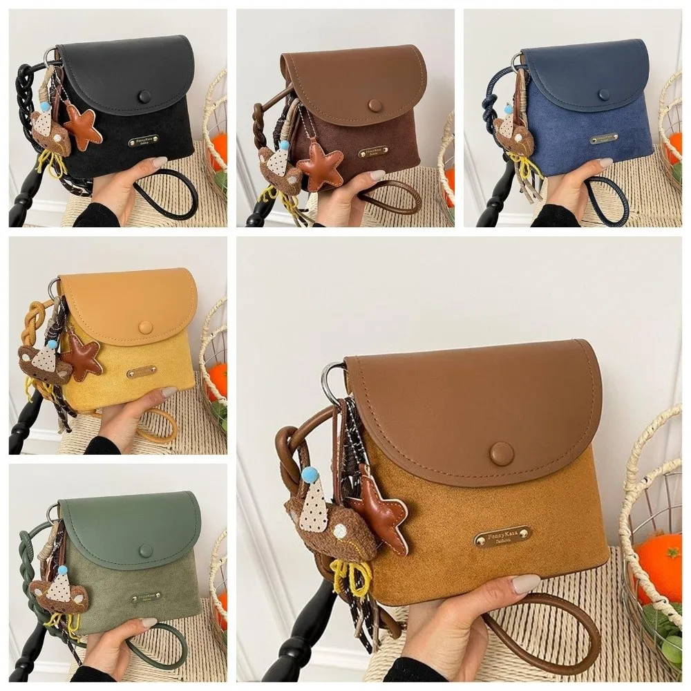 Fashion with Pendants Suede Bag for Women Advanced Chic Crossbody Shoulder Bag Lightweight Retro Commute Bag Birthday gift
Fashion with Pendants Suede Bag for Women Advanced Chic Crossbody Shoulder Bag Lightweight Retro Commute Bag Birthday gift