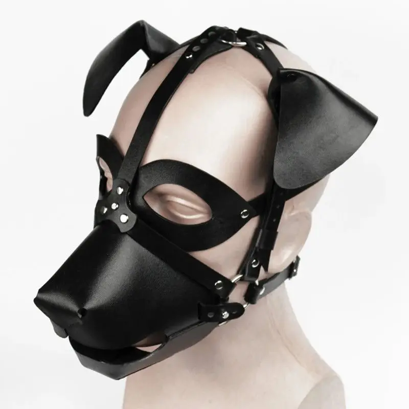 Black Leather Puppy Dog Ear Mask, Animal Headgear Cosplay Mask for Halloween Costume Party Masquerade Cosplay Role Play
Black Leather Puppy Dog Ear Mask, Animal Headgear Cosplay Mask for Halloween Costume Party Masquerade Cosplay Role Play