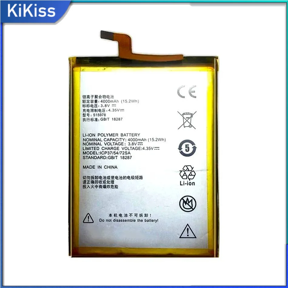 Аккумулятор мобильного телефона E169-515978 515978 4000 мАч для Zte Q519T Blade X3 D2 A452
Аккумулятор мобильного телефона E169-515978 515978 4000 мАч для Zte Q519T Blade X3 D2 A452