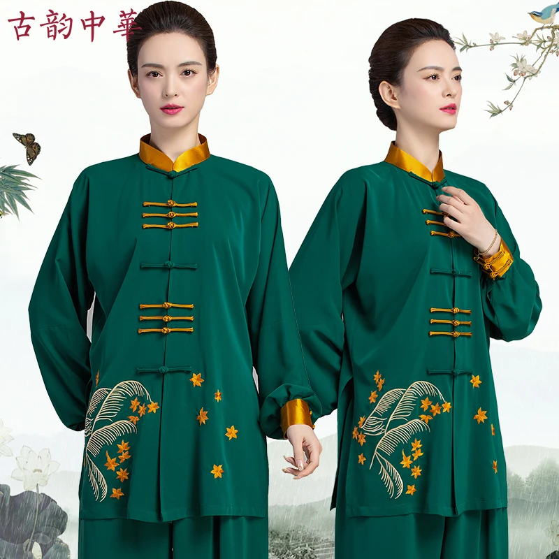 Yongchun Taiji Martial Arts Baduanjin Exercise Clothing Chinese Style Tai Ji Suit Female Lady Performance Men's
Yongchun Taiji Martial Arts Baduanjin Exercise Clothing Chinese Style Tai Ji Suit Female Lady Performance Men's