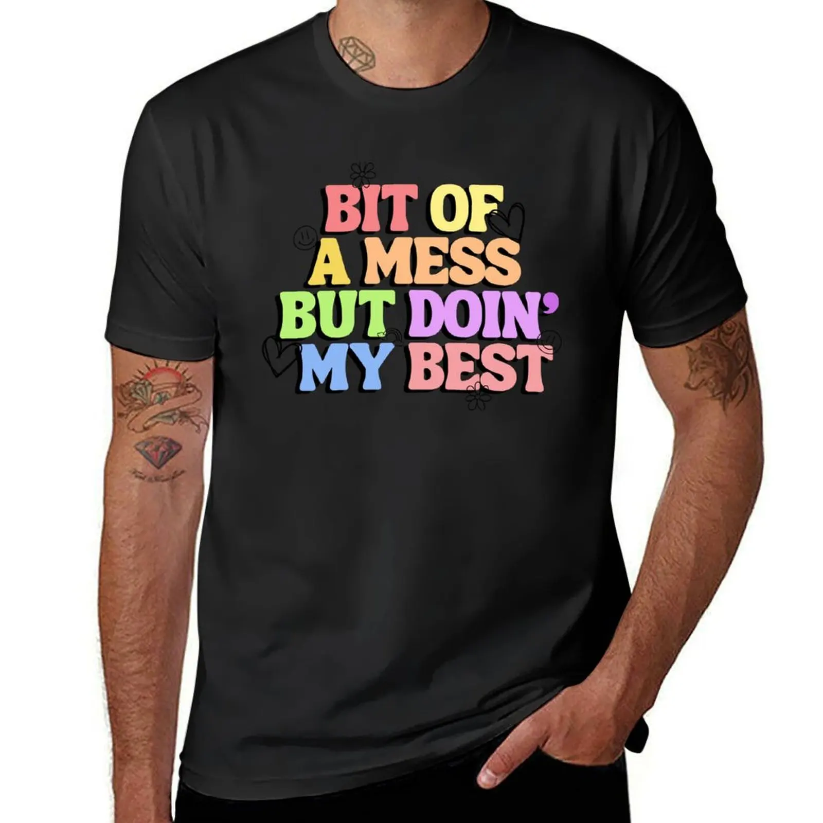 Bit of a Mess, but Doing My Best T-Shirt new edition shirts graphic tees customizeds mens designer t shirt
Bit of a Mess, but Doing My Best T-Shirt new edition shirts graphic tees customizeds mens designer t shirt