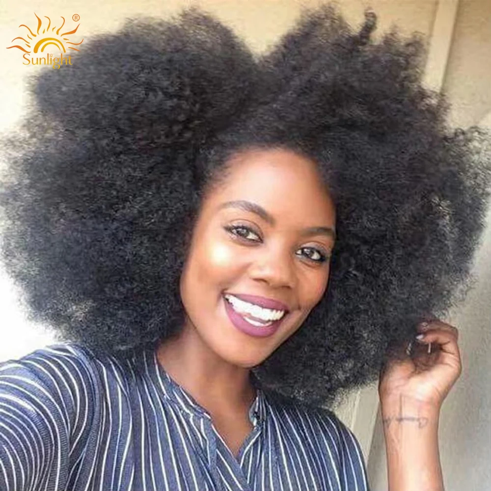 Mongolian Kinky Curly Wig Full Machine Wig Sunlight Human Hair Wigs For Balck Women Remy Afro Kinky Curly Wigs
Mongolian Kinky Curly Wig Full Machine Wig Sunlight Human Hair Wigs For Balck Women Remy Afro Kinky Curly Wigs
