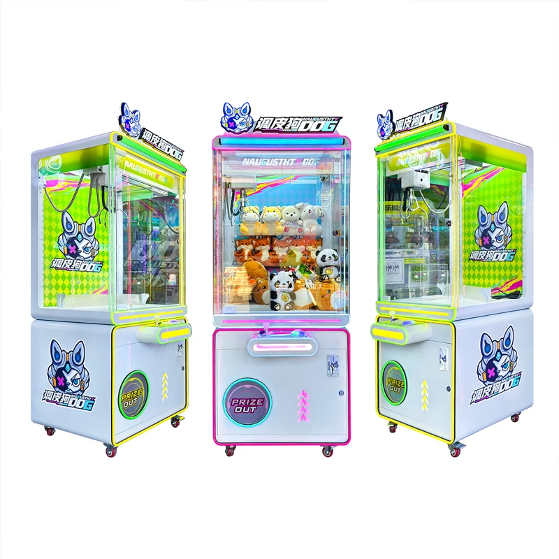 Luxury Round Edge Crane Machine Commercial Grade LED Lighting Coin & QR Code Operated Toy Grabber For Mall Claw Machine For Kids
Luxury Round Edge Crane Machine Commercial Grade LED Lighting Coin & QR Code Operated Toy Grabber For Mall Claw Machine For Kids