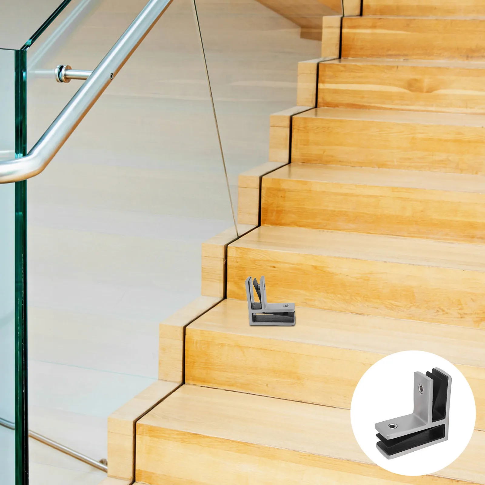 2Pcs Stainless Steel Glass Panel Clamp 10-12Mm Balcony Railing Clips Set Glass Fence Clamp Holder Outdoor Indoor
2Pcs Stainless Steel Glass Panel Clamp 10-12Mm Balcony Railing Clips Set Glass Fence Clamp Holder Outdoor Indoor