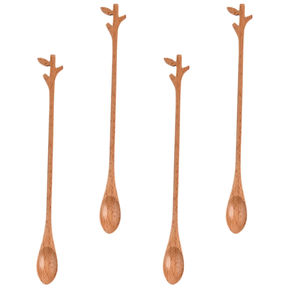 4pcs Wooden Branch Mixing Spoon Long Handle Coffee Tea Spoons Kitchen Stirring Spoon For Beverage Honey Practical
4pcs Wooden Branch Mixing Spoon Long Handle Coffee Tea Spoons Kitchen Stirring Spoon For Beverage Honey Practical