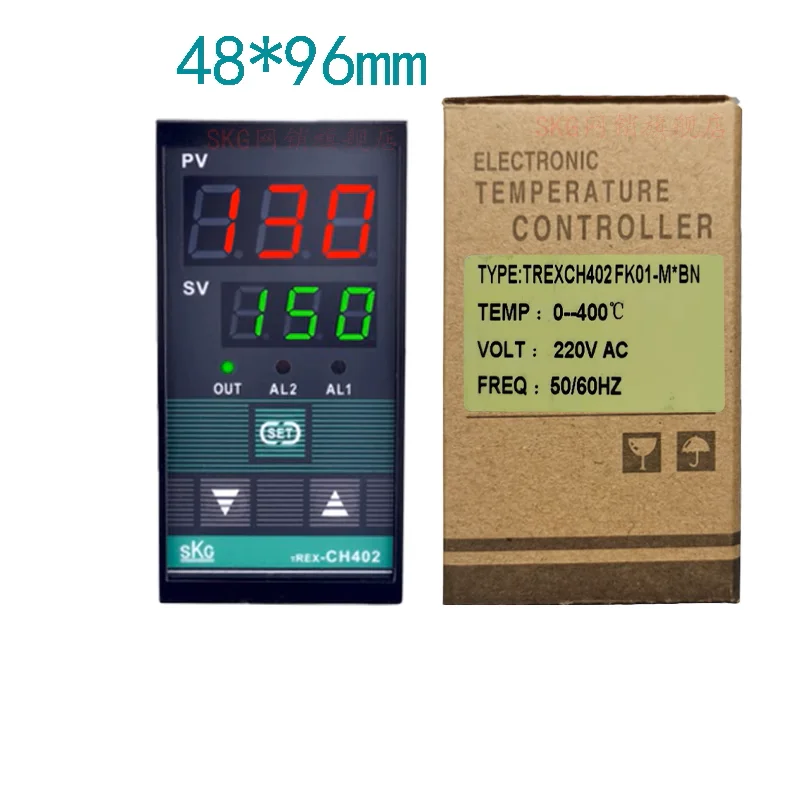 Original SKG TREX-CH402 temperature controller, temperature control instrument, heating equipment, plastic drying equipment, TRE
Original SKG TREX-CH402 temperature controller, temperature control instrument, heating equipment, plastic drying equipment, TRE