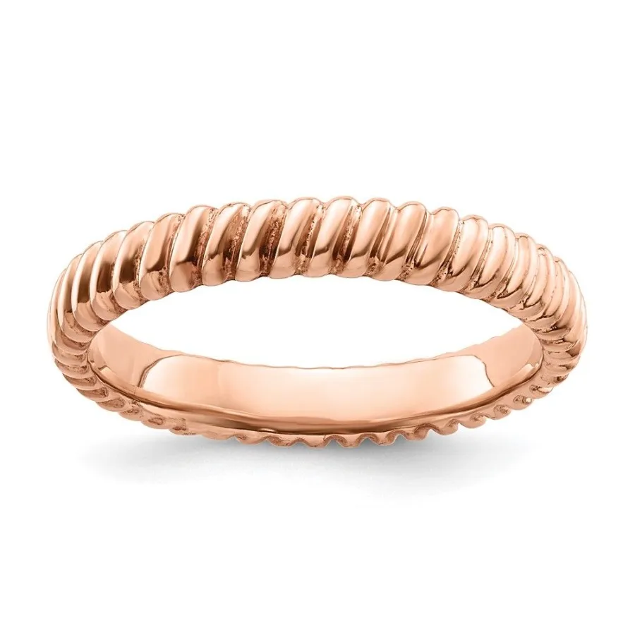 Sterling Silver Stackable Expressions Pinkplated Ring
Sterling Silver Stackable Expressions Pinkplated Ring