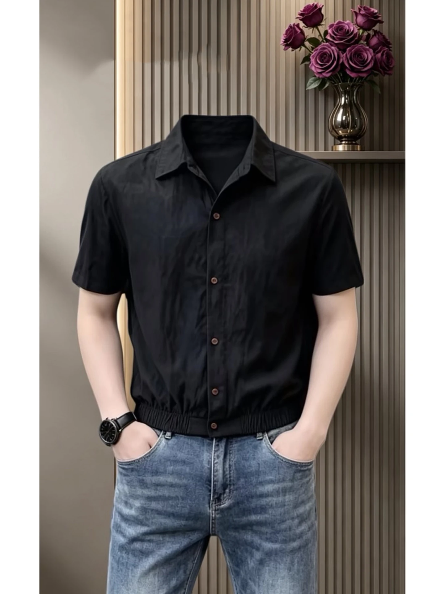 American Retro Linen Short Sleeve Shirt Men Summer Old Money Style Breathable Open Cardigan Shirt T-Shirt Casual Loose Fit
American Retro Linen Short Sleeve Shirt Men Summer Old Money Style Breathable Open Cardigan Shirt T-Shirt Casual Loose Fit