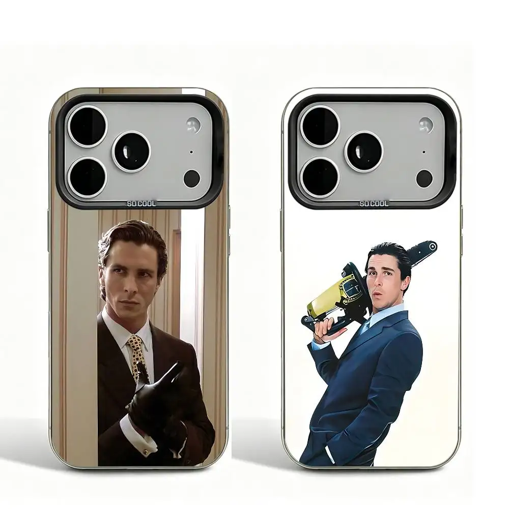 P-Patrick B-Bateman Black Matte Large Camera Hole Case For iPhone 17 16 15 14 13 12 11 Pro Max Bumper Cover
P-Patrick B-Bateman Black Matte Large Camera Hole Case For iPhone 17 16 15 14 13 12 11 Pro Max Bumper Cover