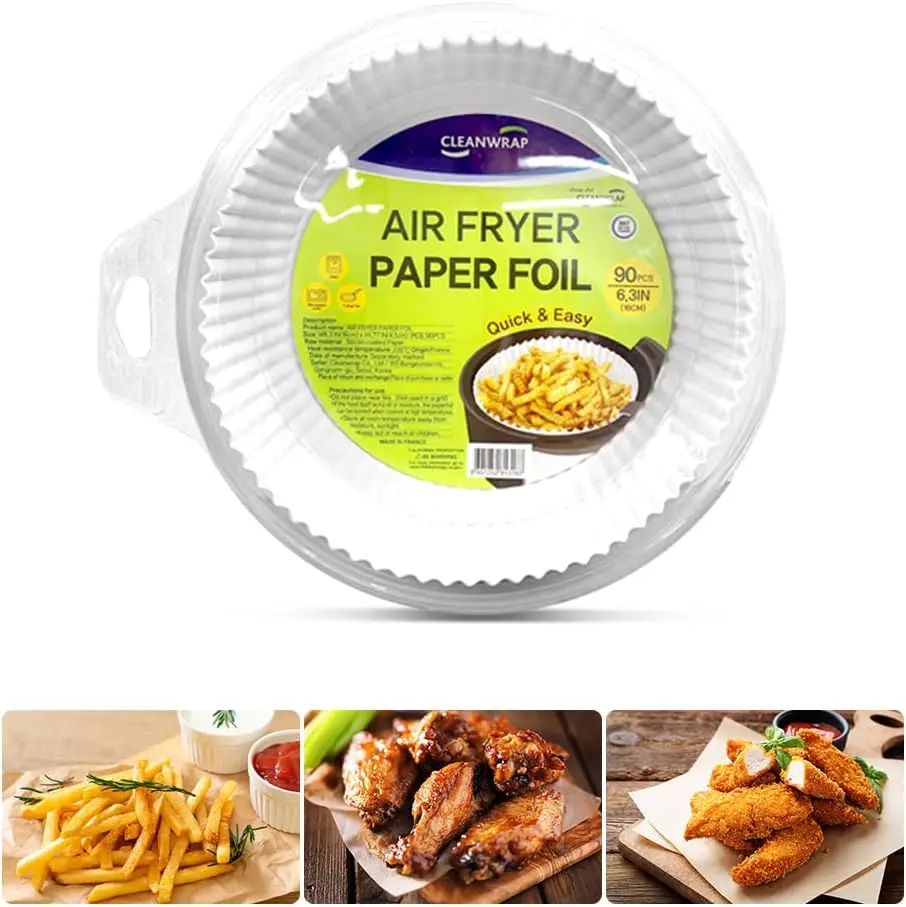 Air Fryer Disposable Paper Liners (6.3 * 1.77-90 PCS) - Mothers Day Gifts for Mom I Air Fryer Paper Liners Disposable
Air Fryer Disposable Paper Liners (6.3 * 1.77-90 PCS) - Mothers Day Gifts for Mom I Air Fryer Paper Liners Disposable