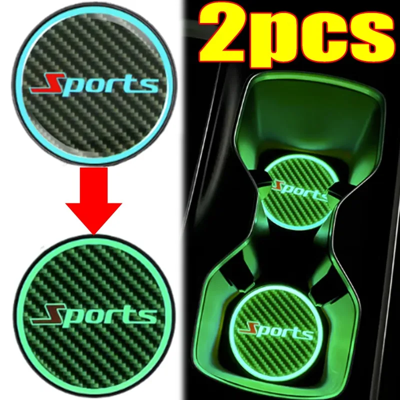 Universal Car Interior Water Holder Car Anti-slip Cup Holder Luminous Mat Colorful Carbon Fiber Pattern Water Coasters Decorated
Universal Car Interior Water Holder Car Anti-slip Cup Holder Luminous Mat Colorful Carbon Fiber Pattern Water Coasters Decorated