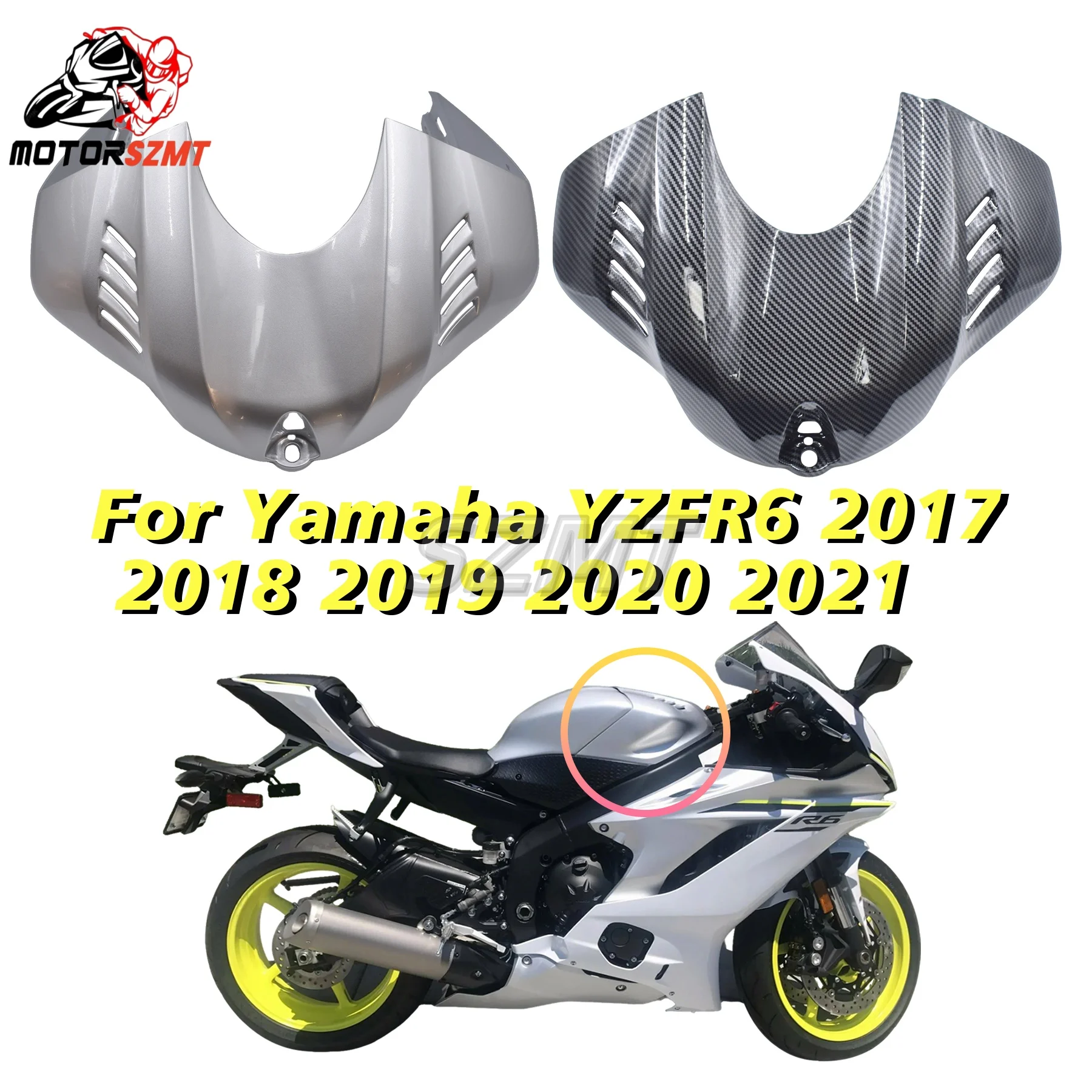 Motorcycle ABS Carbon painted Fuel Gas Tank Cover Protector For YAMAHA R6 2017 2018 2019 2020 2021
Motorcycle ABS Carbon painted Fuel Gas Tank Cover Protector For YAMAHA R6 2017 2018 2019 2020 2021