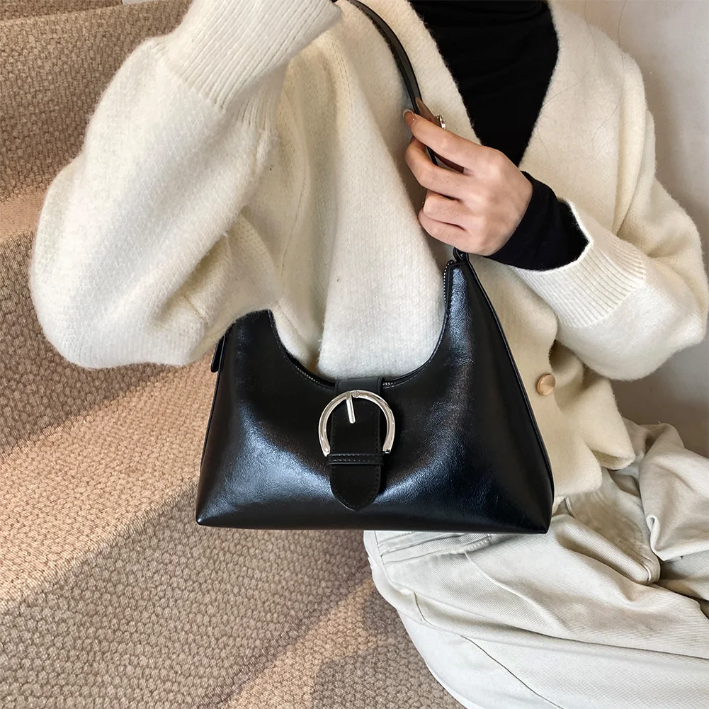 Shoulder Bag for Women with Inner Pocket Underarm Bag PU Leather Buckle Hobo Bag with Zipper Handbag for Work Travel
Shoulder Bag for Women with Inner Pocket Underarm Bag PU Leather Buckle Hobo Bag with Zipper Handbag for Work Travel