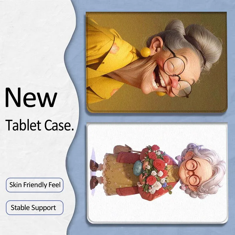 Cartoon Cute Grandmother Gift For Xiaoxin Lenovo Tab P12 Extreme Legion Y900 Idea Pro GT 12.1 2025 Foldable Tablet Case
Cartoon Cute Grandmother Gift For Xiaoxin Lenovo Tab P12 Extreme Legion Y900 Idea Pro GT 12.1 2025 Foldable Tablet Case