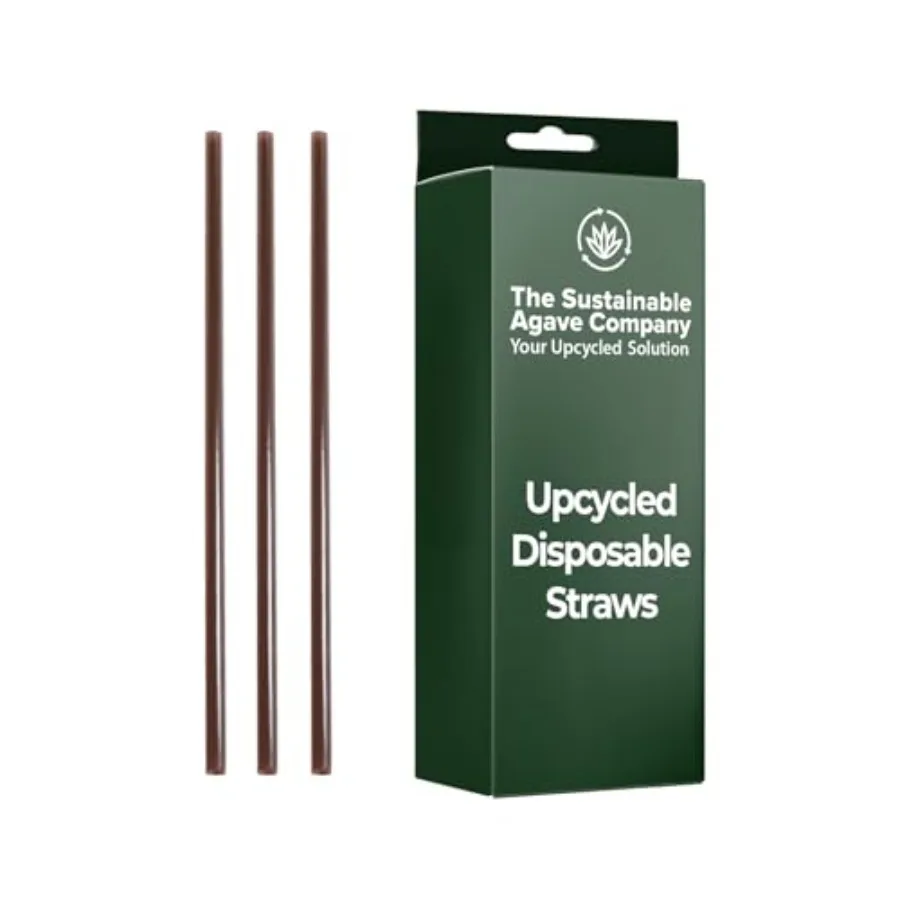 Sustainable Agave Co - Agave Fiber Unwrapped Drinking Straws - - Plant-Based, Made With Upcycled Materials, Reusable - Brown, R
Sustainable Agave Co - Agave Fiber Unwrapped Drinking Straws - - Plant-Based, Made With Upcycled Materials, Reusable - Brown, R