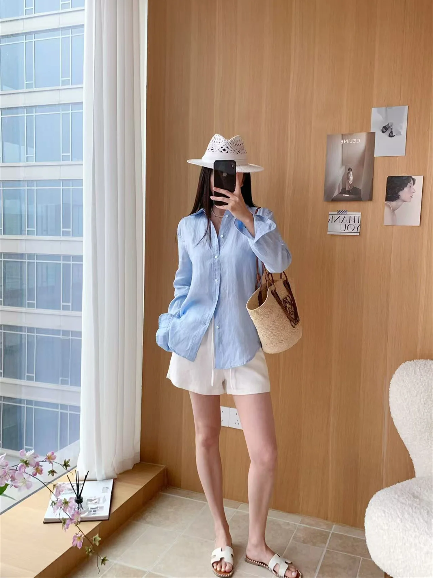 New Season Lightweight Flax Long Sleeve Sun Protection Embroidered Shirt for Women Breathable Comfortable Commute Style Loose...
New Season Lightweight Flax Long Sleeve Sun Protection Embroidered Shirt for Women Breathable Comfortable Commute Style Loose...