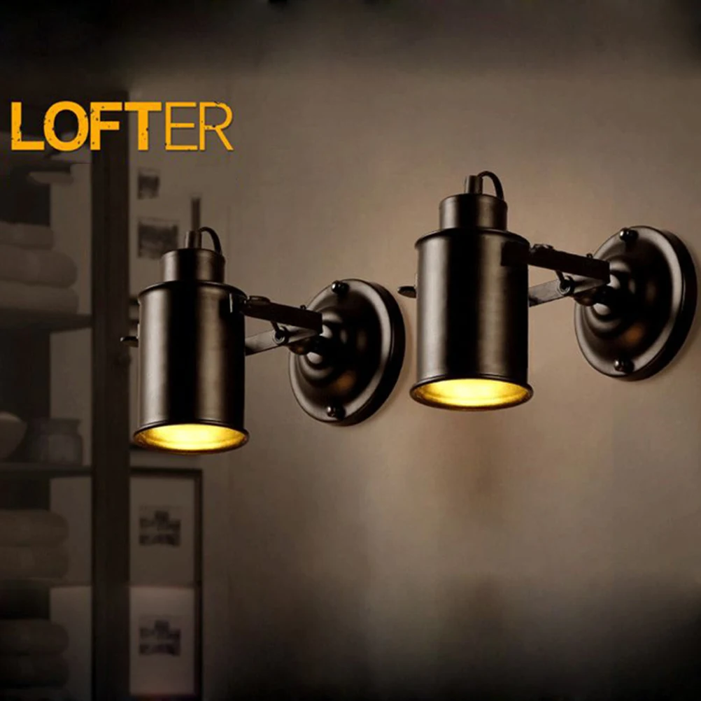 Industrial Wall Lamp Retro Wrought Iron Sconces Adjustable Vintage Spot Light For Bedroom Living Room Loft Bar Cafe Study E27
Industrial Wall Lamp Retro Wrought Iron Sconces Adjustable Vintage Spot Light For Bedroom Living Room Loft Bar Cafe Study E27