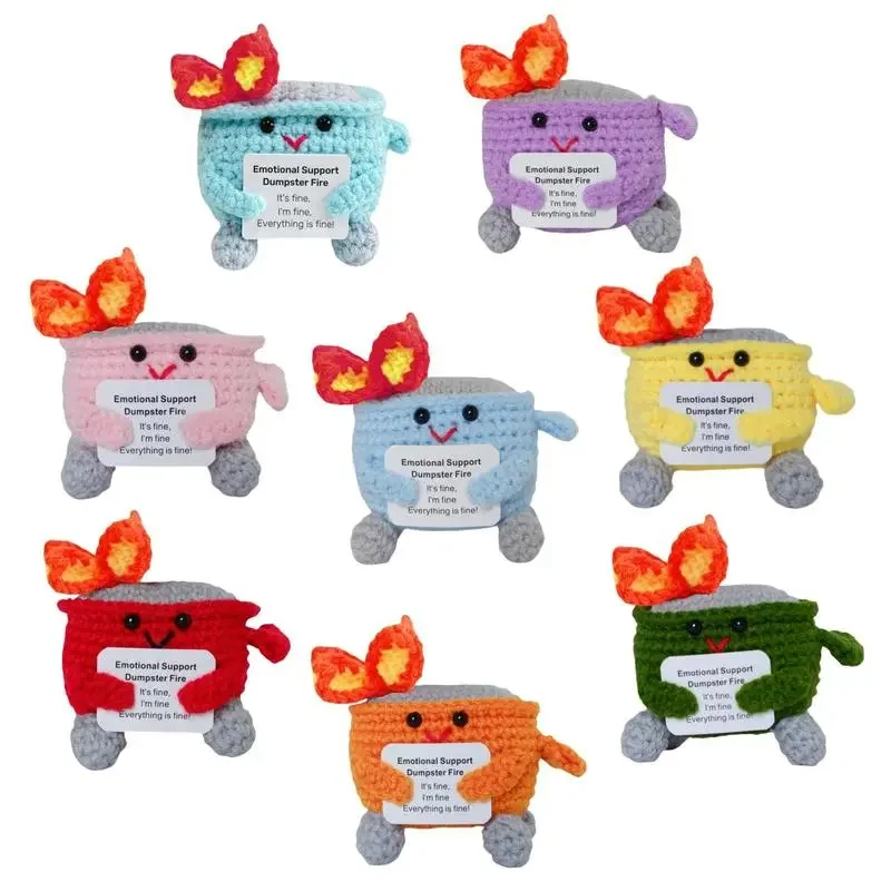 Crochet Dumpster Toy Emotional Support Dumpster Plush Toy Emotional Support Ornament for Christmas Decoration Or Gift
Crochet Dumpster Toy Emotional Support Dumpster Plush Toy Emotional Support Ornament for Christmas Decoration Or Gift