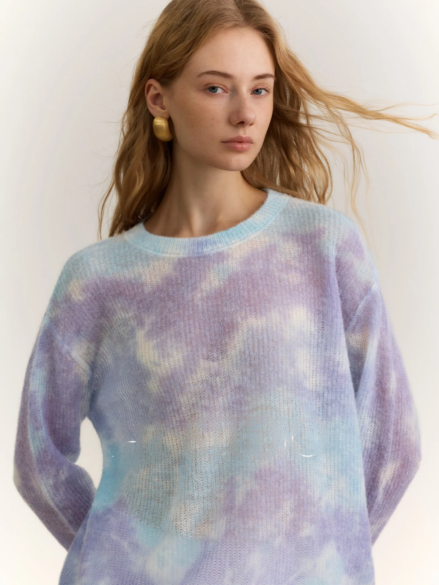 Оригинальный свитер AEL Adient Ombre с круглым вырезом, женский, вязаный, в стиле Lazy Sle Camere, весна 2026, новинка, комфортная посадка
Оригинальный свитер AEL Adient Ombre с круглым вырезом, женский, вязаный, в стиле Lazy Sle Camere, весна 2026, новинка, комфортная посадка