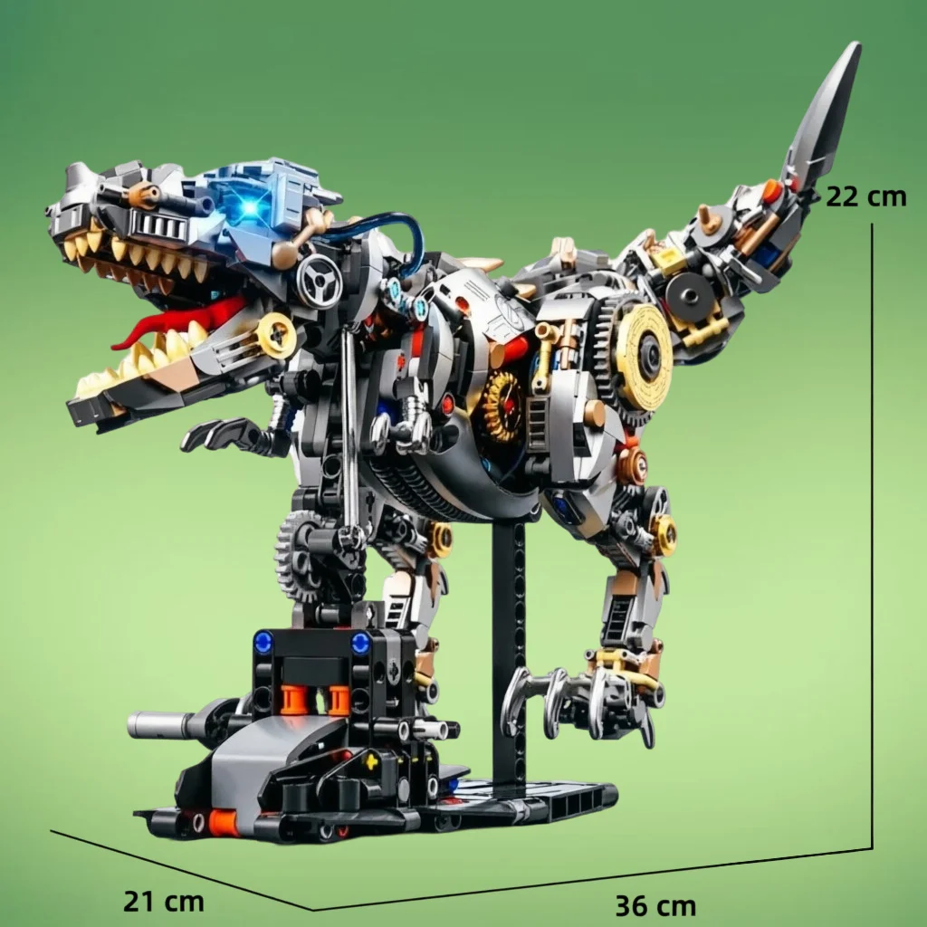 Dinosaur building blocks 1268 pieces mechanical Tyrannosaurus Rex model desktop decoration educational DIY toy holiday gift
Dinosaur building blocks 1268 pieces mechanical Tyrannosaurus Rex model desktop decoration educational DIY toy holiday gift