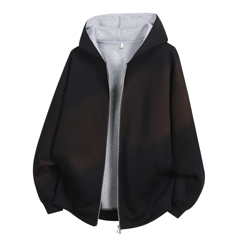 2026 New Hooded Open Cardigan Jaet Loose Sle ex Youth Faion ular Casual Long Sve Zipper Closure Windproof
2026 New Hooded Open Cardigan Jaet Loose Sle ex Youth Faion ular Casual Long Sve Zipper Closure Windproof
