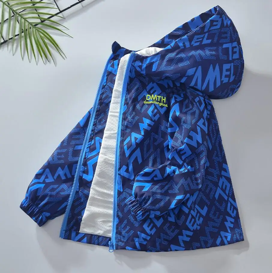 Boys Waterproof Hooded Outdoor Jacket 30 S28f25e0ab3f24369bcdbcaac60f429777