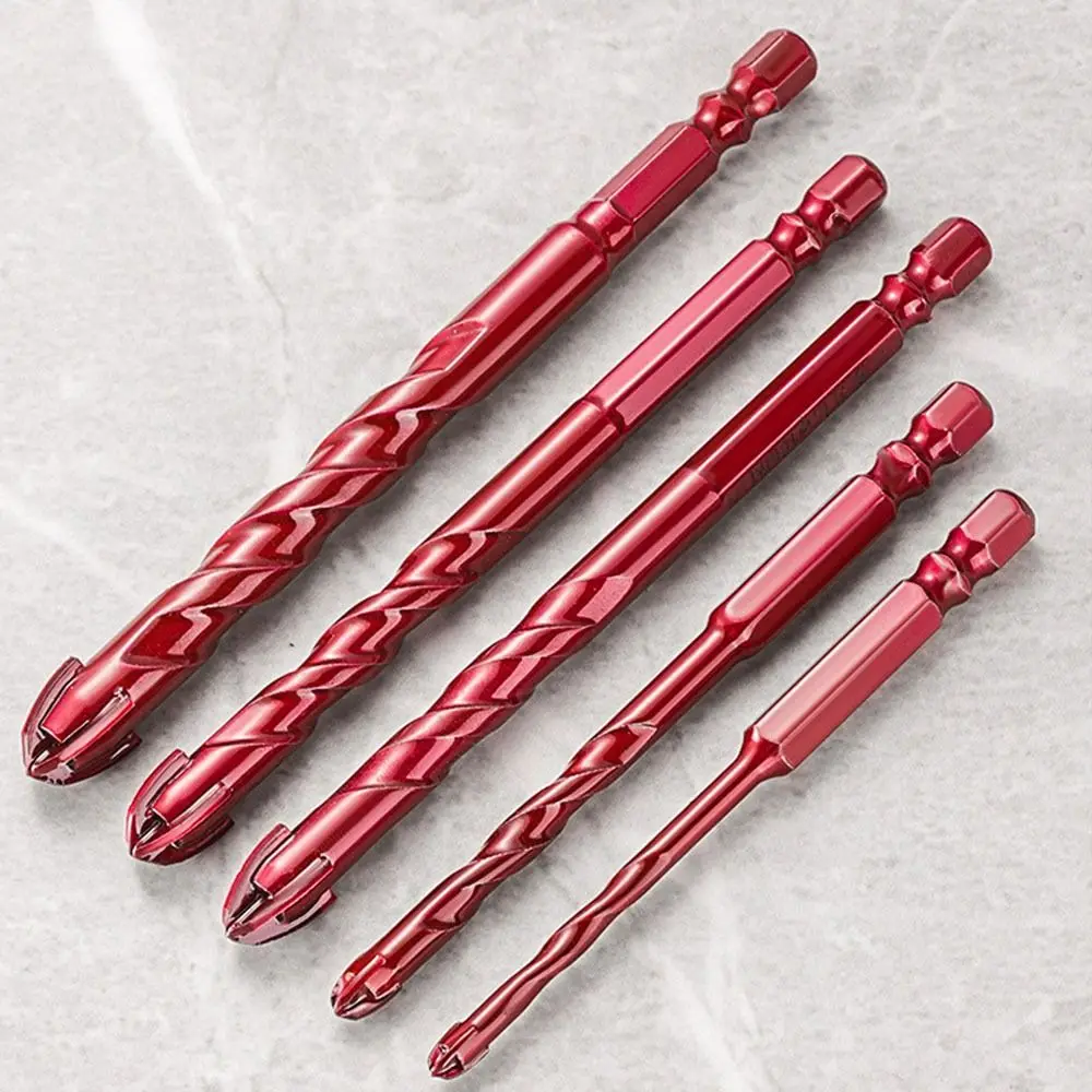 5pcs Multifunctional 5/6/8/10/12 mm Cross Hex Drill Bit Carbide High Hardness Tile Drill Bit Four Edge Hex Ceramic Bit Rock Slab
5pcs Multifunctional 5/6/8/10/12 mm Cross Hex Drill Bit Carbide High Hardness Tile Drill Bit Four Edge Hex Ceramic Bit Rock Slab