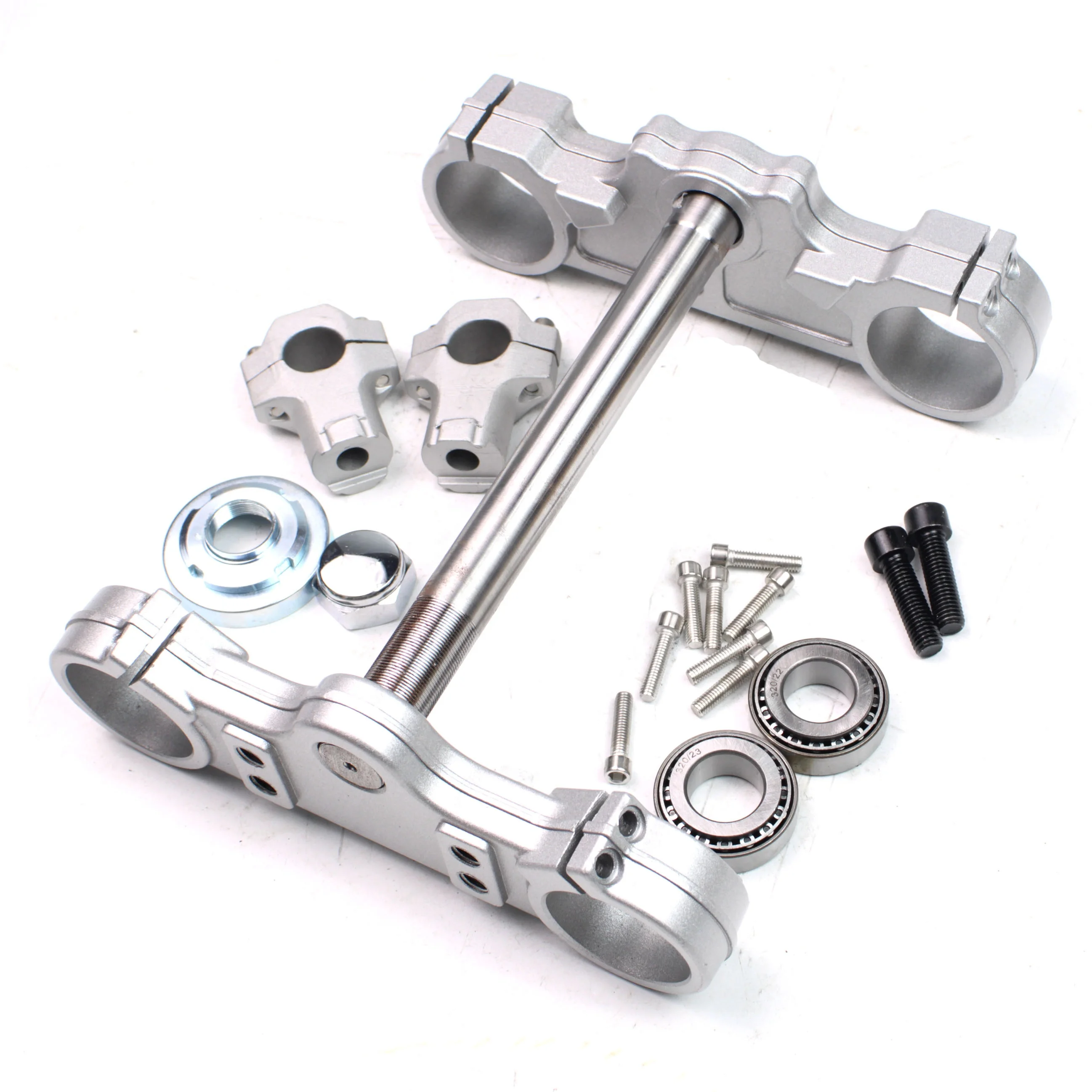 Universal Riser 45/48 255L Axle with Clamps for Front Fork 22mm Handlebar Dirt Pit Bike Aluminum Handlebar Triple Tree Clamp
Universal Riser 45/48 255L Axle with Clamps for Front Fork 22mm Handlebar Dirt Pit Bike Aluminum Handlebar Triple Tree Clamp