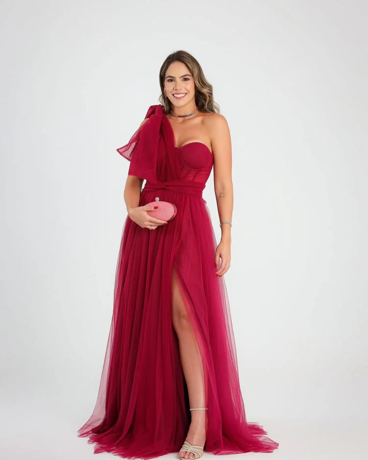 Customized High Quality Sweetheart One Shoulder Bow Evening Dresses Graceful Organza Pleats Vestido De Festa Vestido De Noche
Customized High Quality Sweetheart One Shoulder Bow Evening Dresses Graceful Organza Pleats Vestido De Festa Vestido De Noche