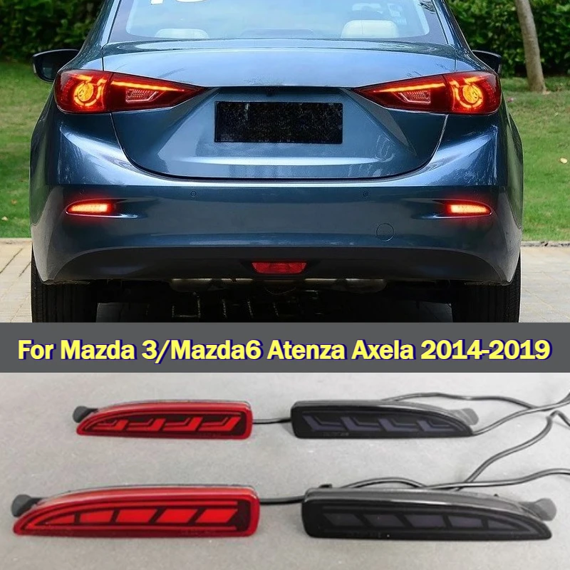 For Mazda 3/Mazda6 Atenza Axela 2014-2019 Car Rear Bumper Light Reflector DRL Driving Brake Lights Red Light Dymanic Turn Signal
For Mazda 3/Mazda6 Atenza Axela 2014-2019 Car Rear Bumper Light Reflector DRL Driving Brake Lights Red Light Dymanic Turn Signal