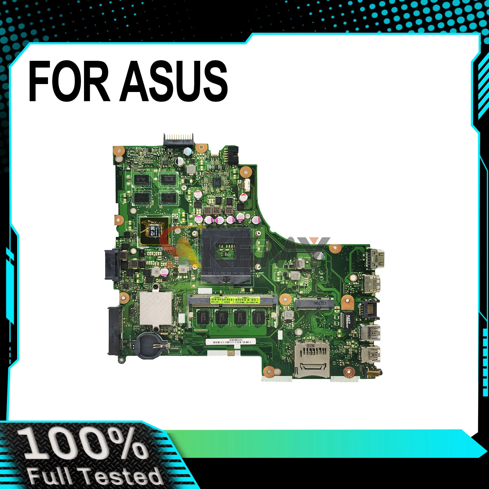 For ASUS X450VC X450V A450C Laptop Motherboard 0G/2G/4G RAM I3 I5 I7 3th Gen 100% Tested OK
For ASUS X450VC X450V A450C Laptop Motherboard 0G/2G/4G RAM I3 I5 I7 3th Gen 100% Tested OK