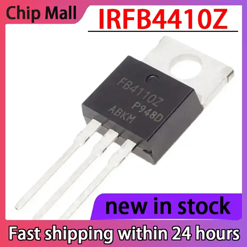 5PCS FB4410Z IRFB4410Z 97A/100V TO-220 Field-effect Transistor in Stock
5PCS FB4410Z IRFB4410Z 97A/100V TO-220 Field-effect Transistor in Stock