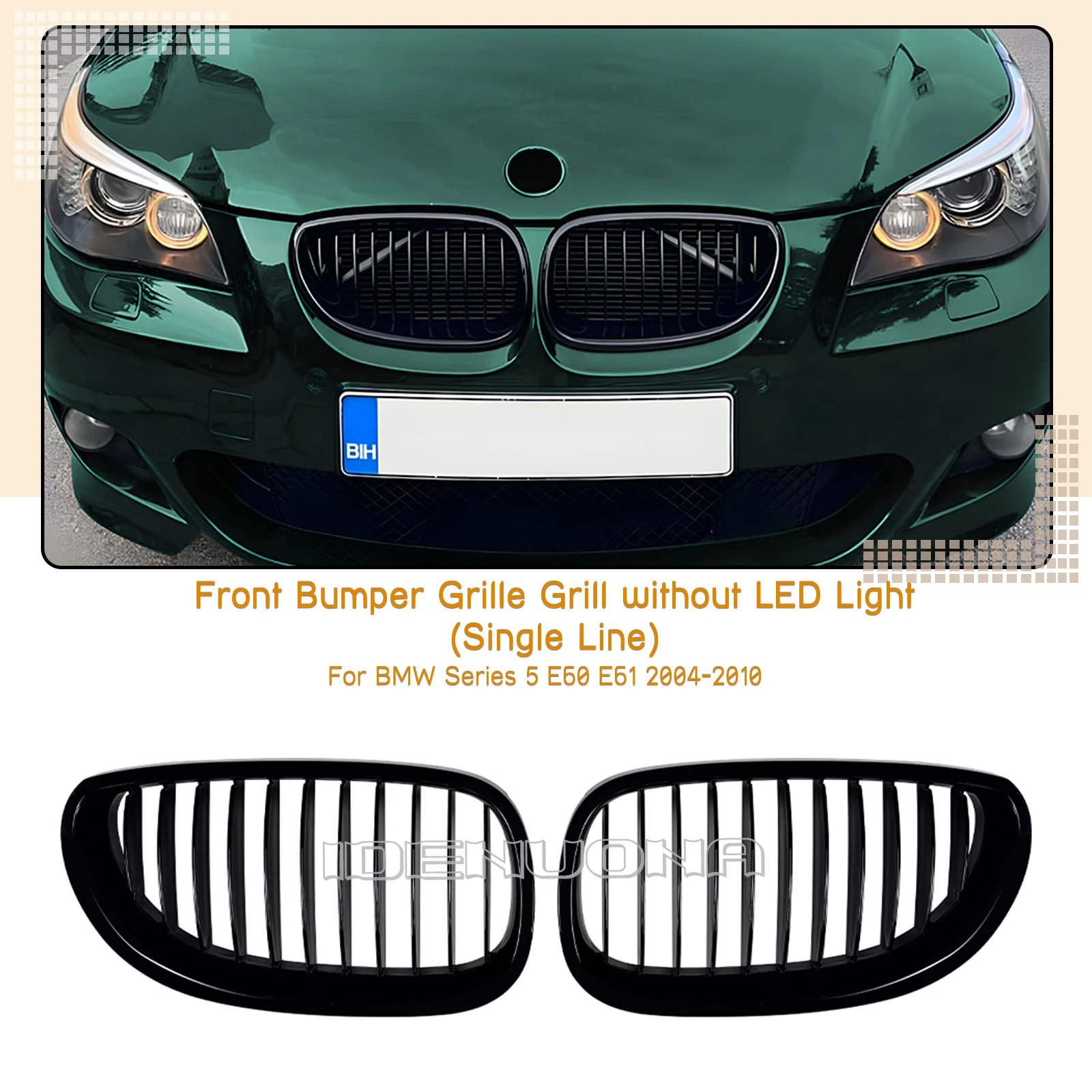Передняя гоночная решетка, решетка капота для BMW 5 серии E60 E61 M5 2003-2010
Передняя гоночная решетка, решетка капота для BMW 5 серии E60 E61 M5 2003-2010